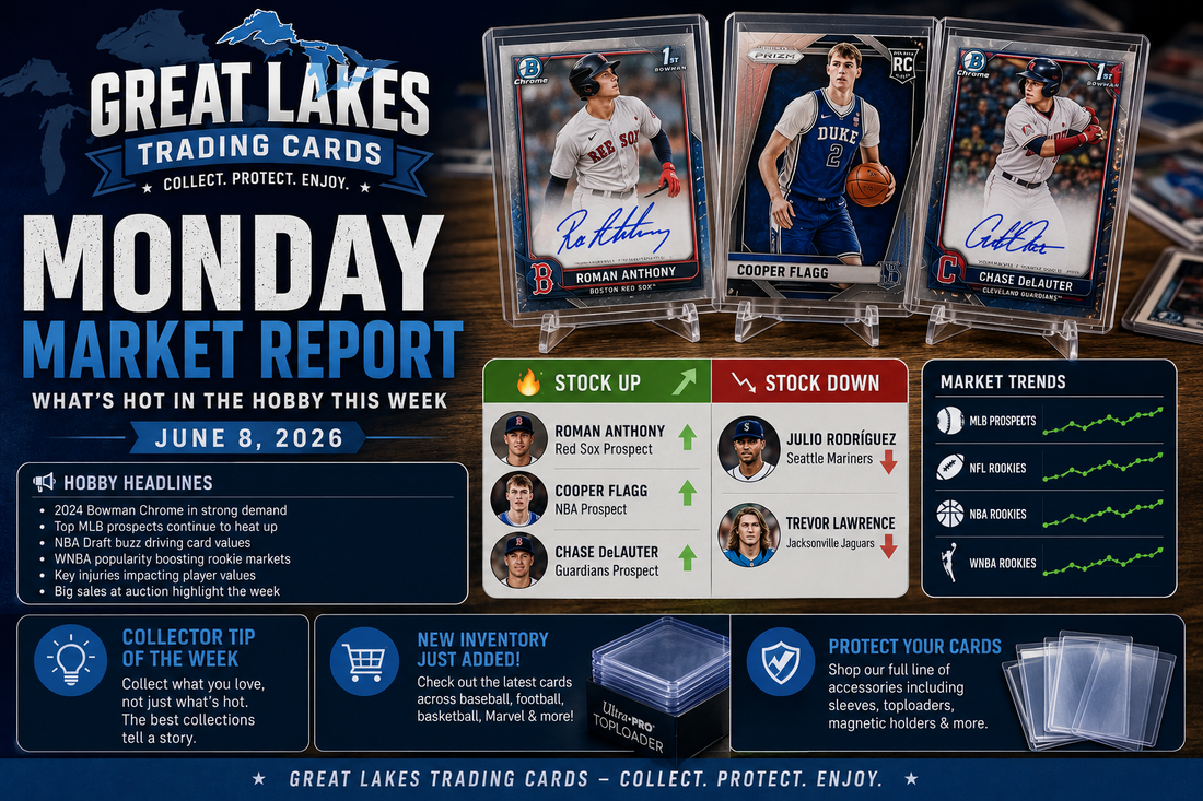 Great Lakes Trading Cards Monday Market Report: What's Hot in the Hobby This Week