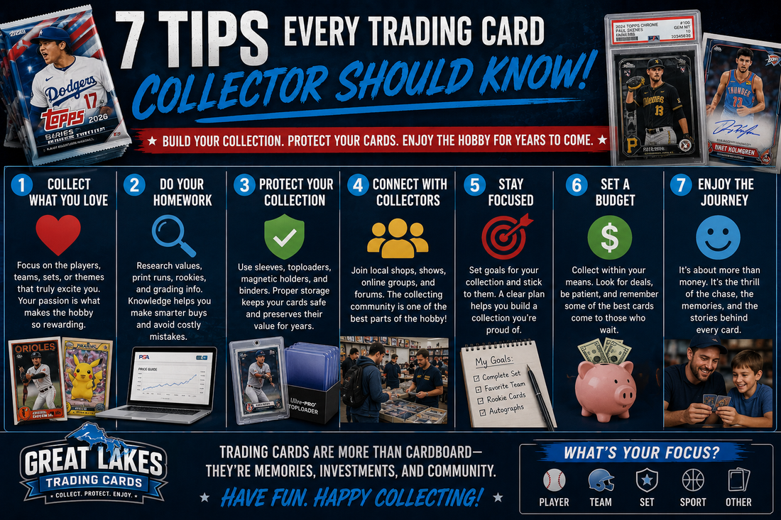 Friday Collector Corner: 7 Tips Every Trading Card Collector Should Know