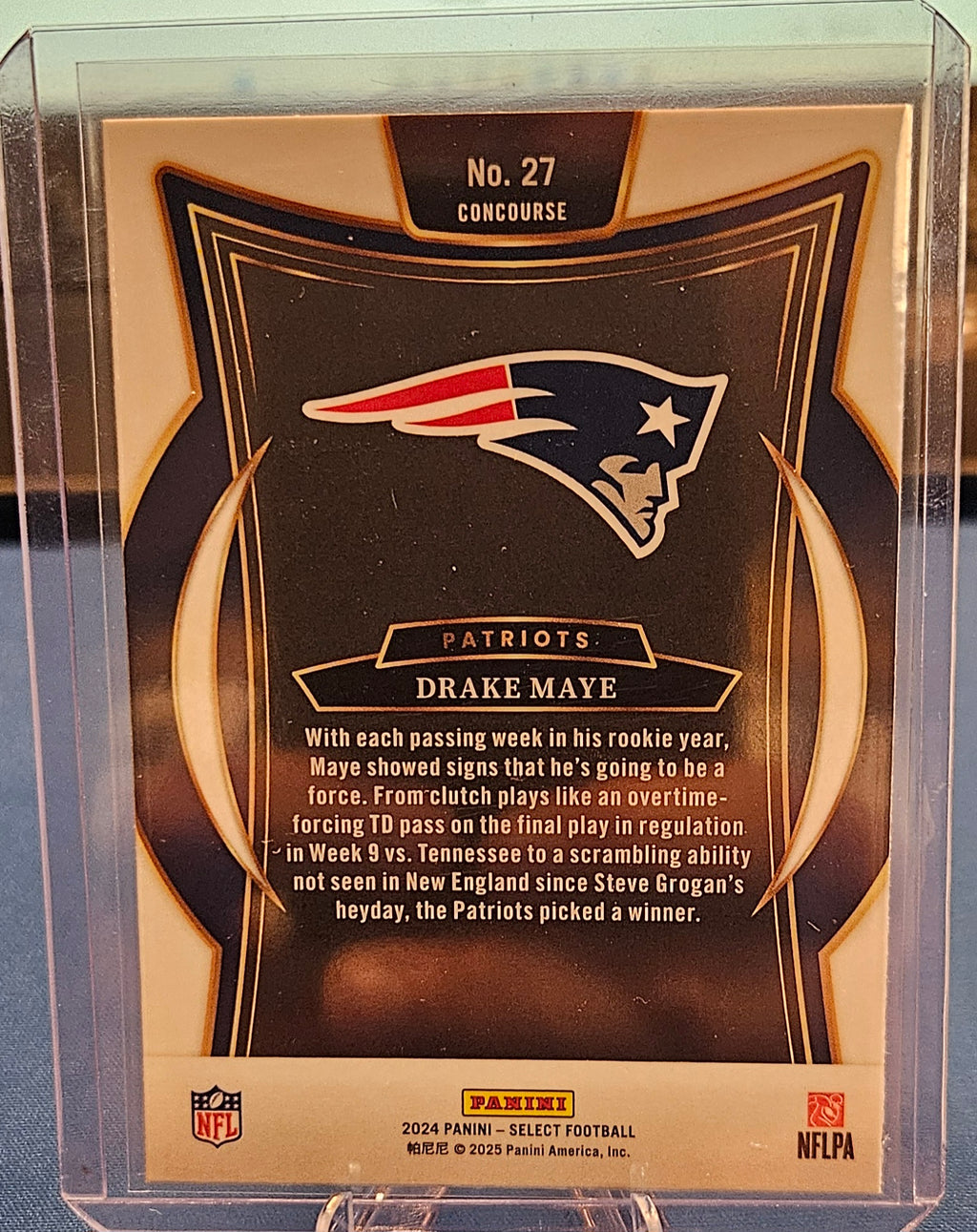 2024 Panini Select - Drake Maye #27 Concourse (RC)
