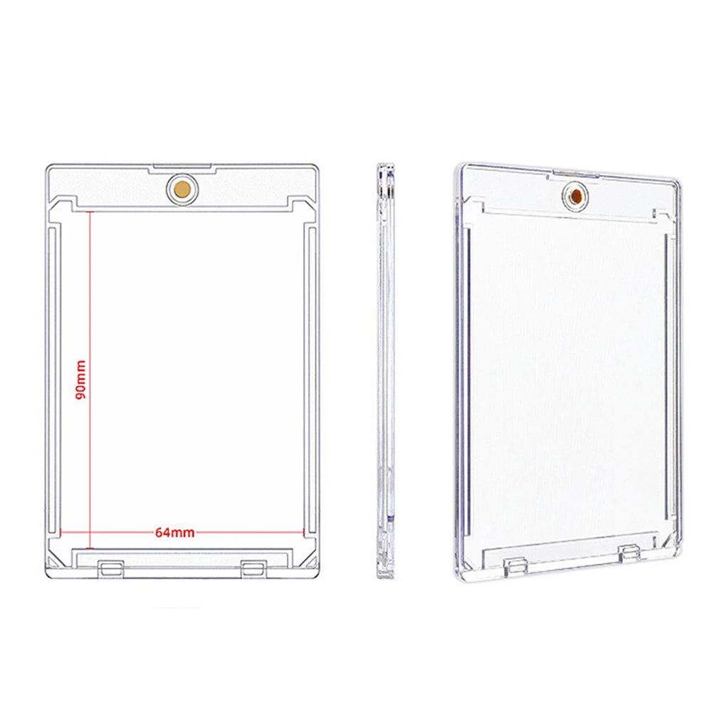 5/10PCS Magnetic Trading Card Holders – Clear Protective Display Cases for Sports & Gaming Cards