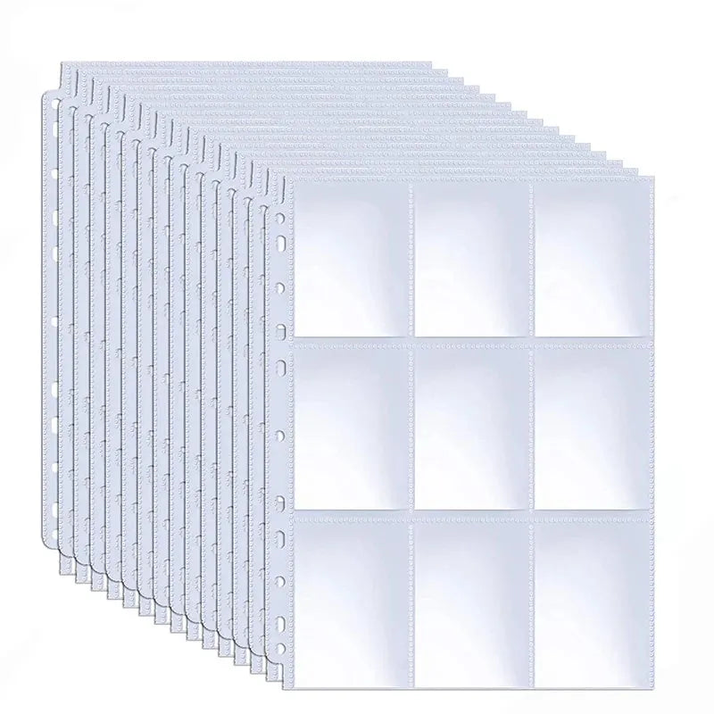 360/540 Pocket Trading Card Binder – Double-Sided 9-Pocket Card Storage Sleeves