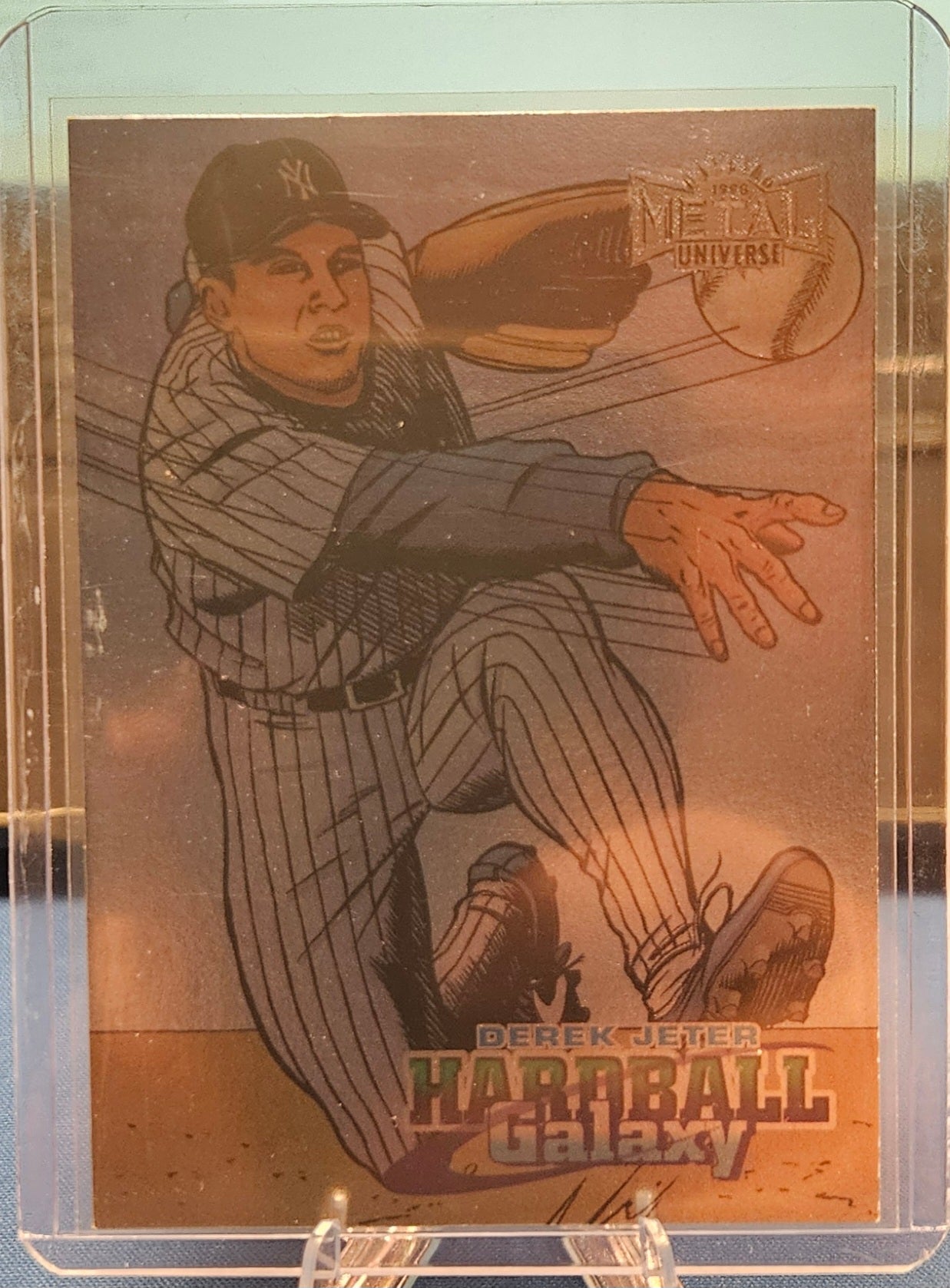 1998 Fleer Metal Universe - Derek Jeter #208 - Hardball Galaxy