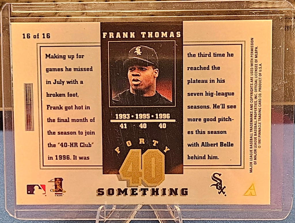 1997 Pinnacle Inside - Frank Thomas #16 - 40 Something