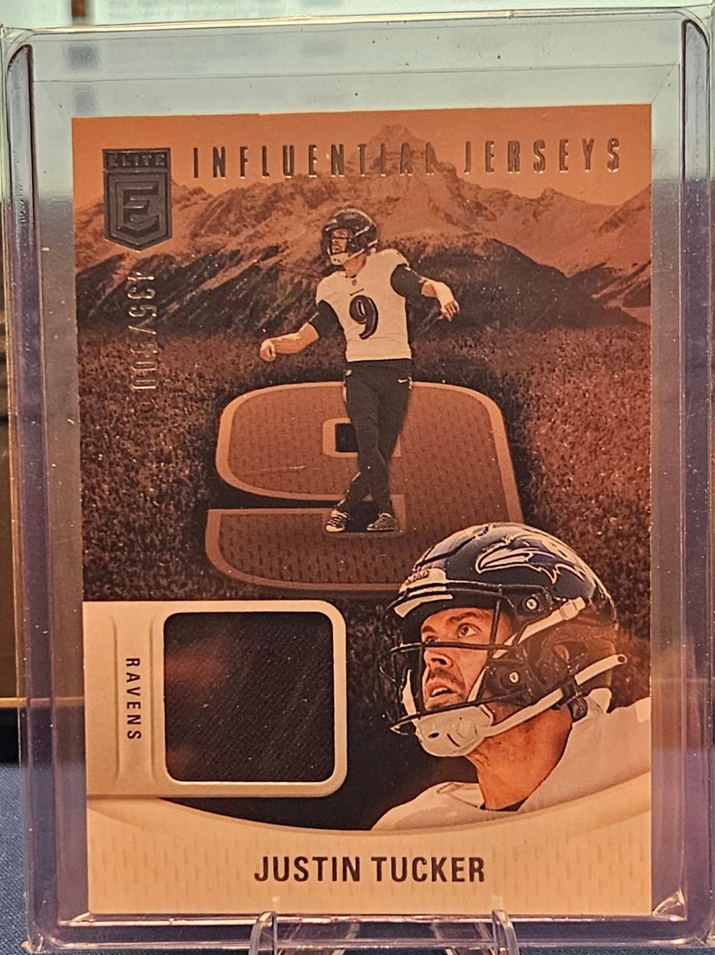 2024 Panini Donruss Elite - Justin Tucker #IJS-JTU - Influential Jerseys 435/500