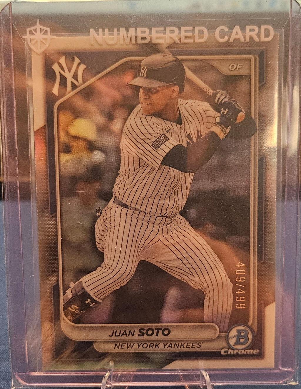 2024 Bowman Chrome - Juan Soto #89 - Refractor 409/499