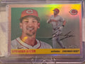 2025 Topps Chrome Platinum Anniversary - Spencer Steer #47 - Rose Gold Refractor 28/75