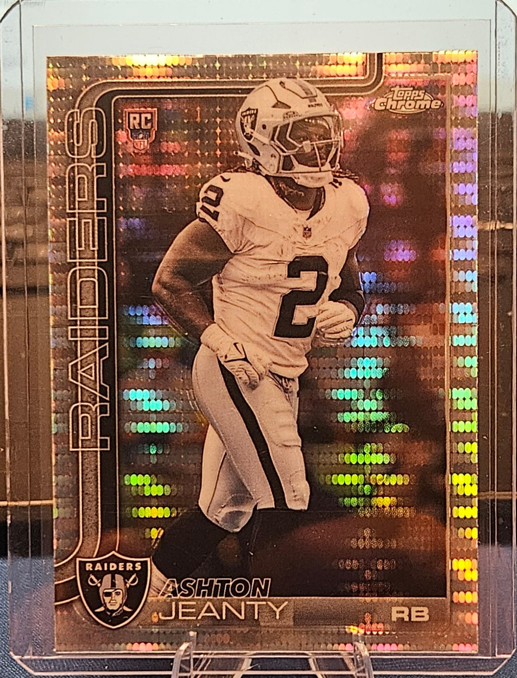 2025 Topps Chrome - Ashton Jeanty #322 - Pulsar Refractor (RC)