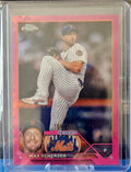 2023 Topps Chrome Logofractor- Max Scherzer #148 - Pink Refractor 104/199