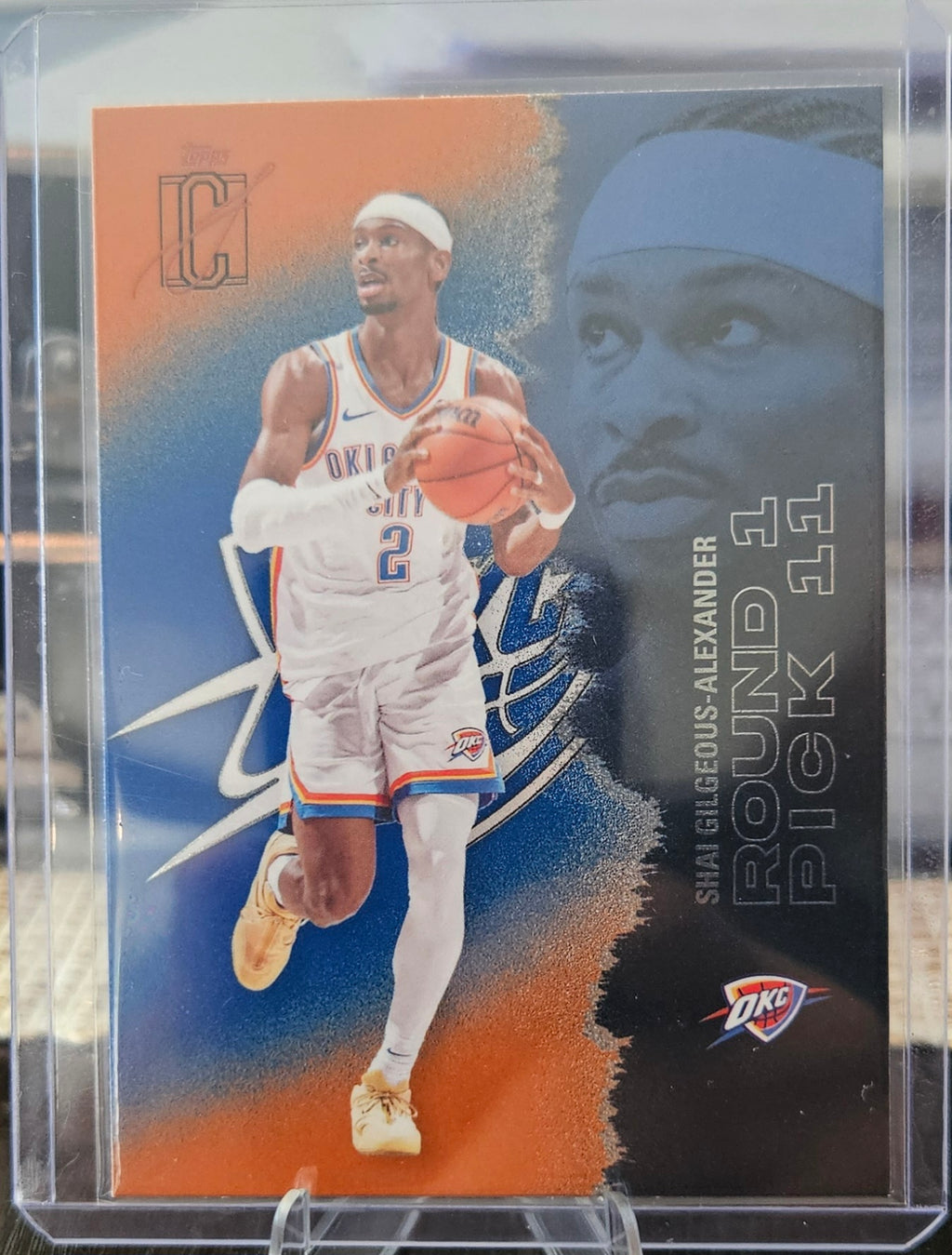 2025-26 Topps Signature Class- Shai Gilgeous-Alexander #54 - Orange & Blue