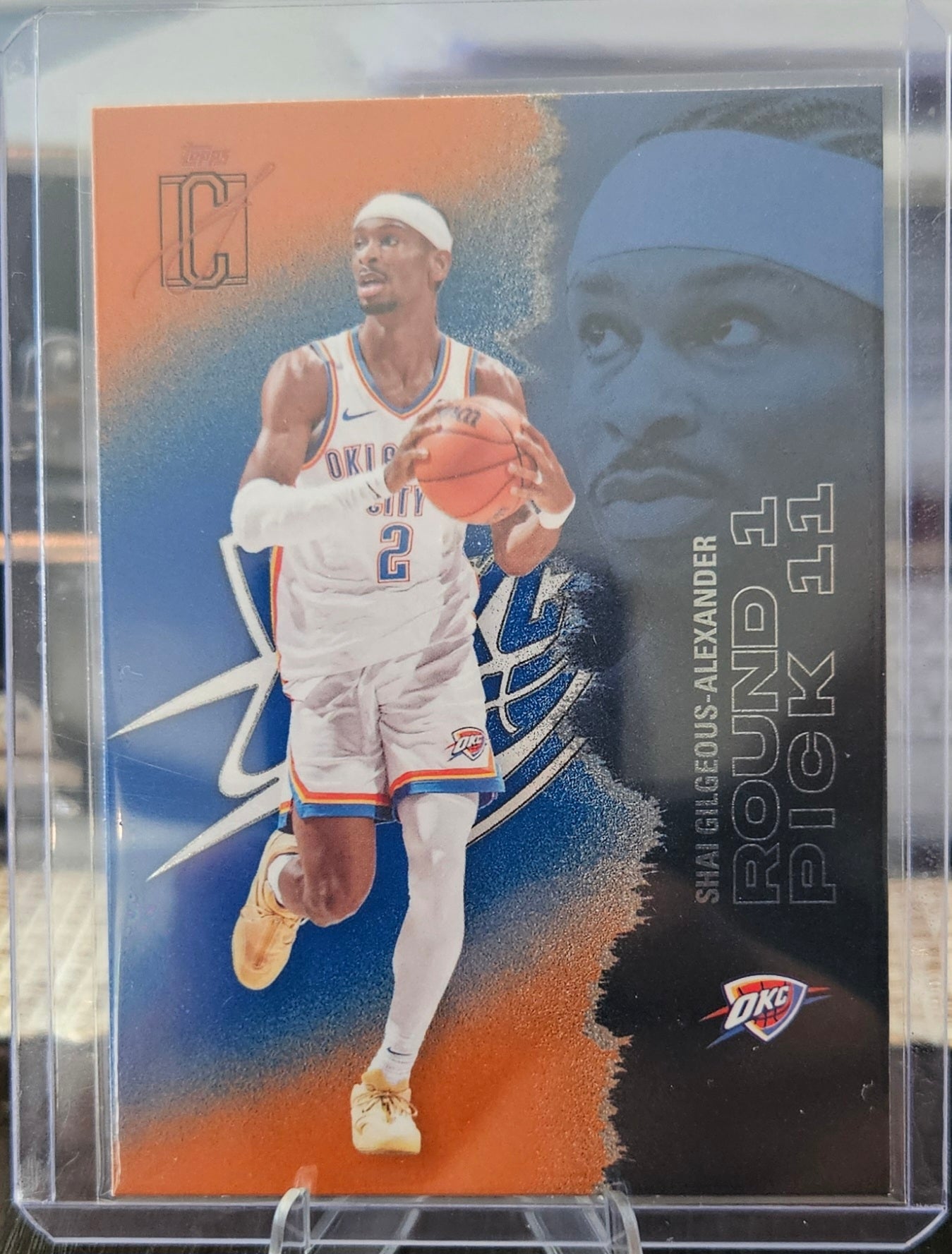 2025-26 Topps Signature Class- Shai Gilgeous-Alexander #54 - Orange & Blue