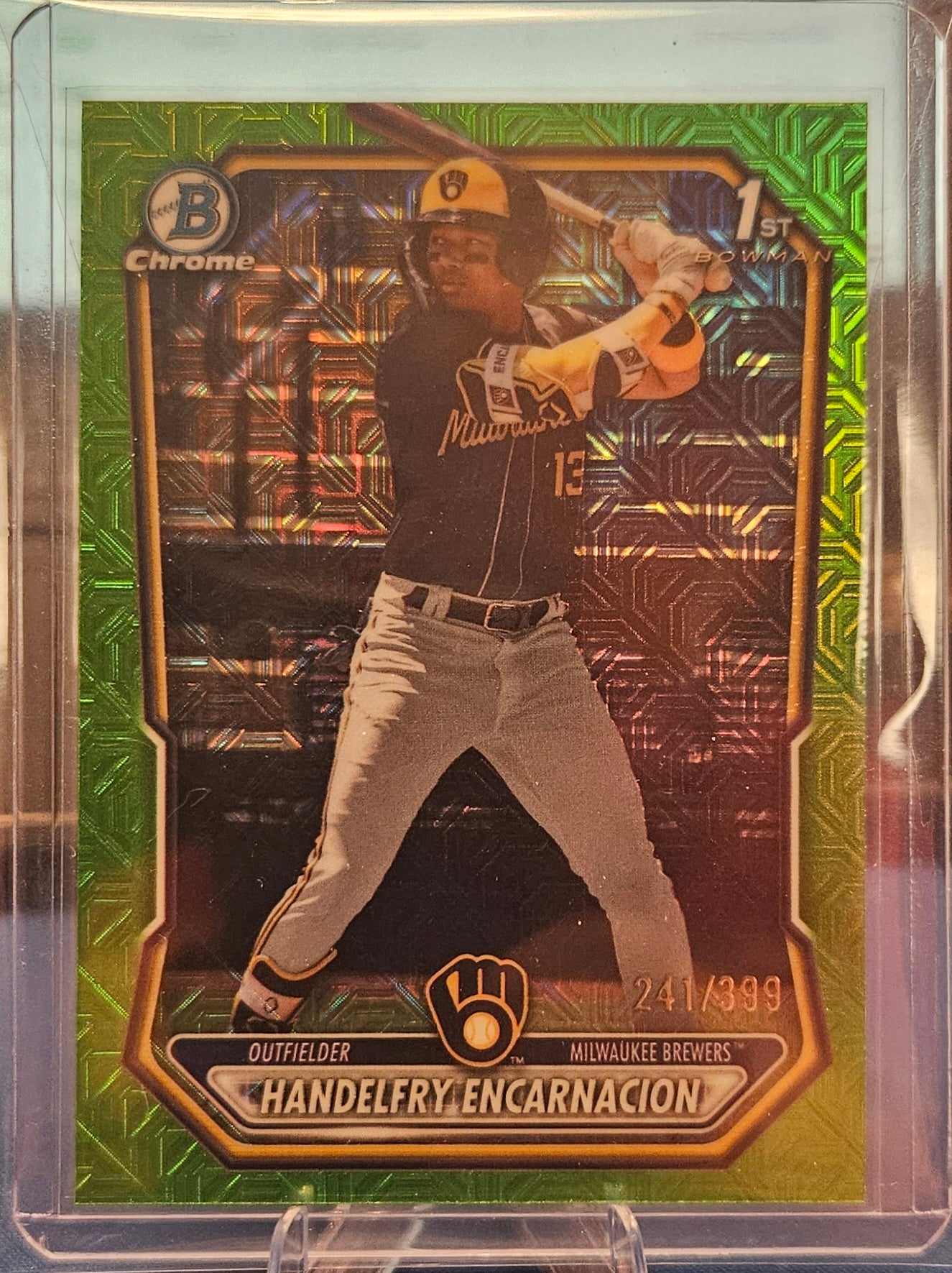 2026 Bowman Chrome - Handelfry Encarnacion #BCP-47 - Green Mojo 241/399