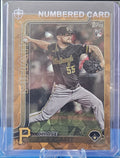 2025 Topps Update - Chase Shugart #US47 - Gold Diamante 38/50 (RC)