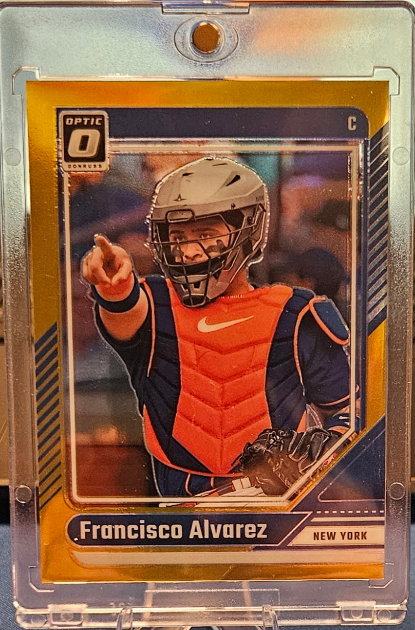 2024 Panini Donruss Optic - Francisco Alvarez #58 - Gold 3/10
