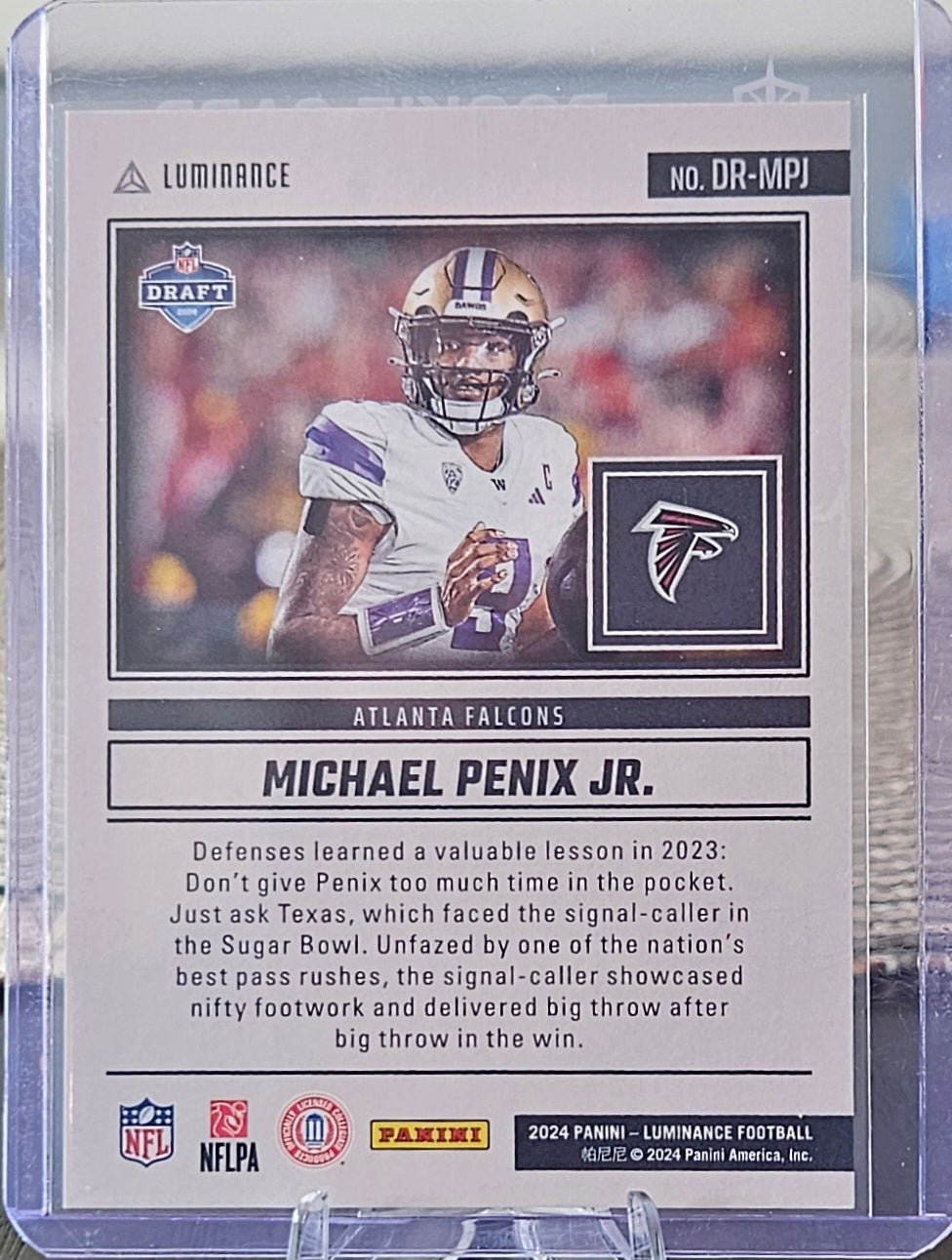2024 Panini Luminance - Michael Penix Jr. #DR-MPJ - Dynamic Rookies (RC)