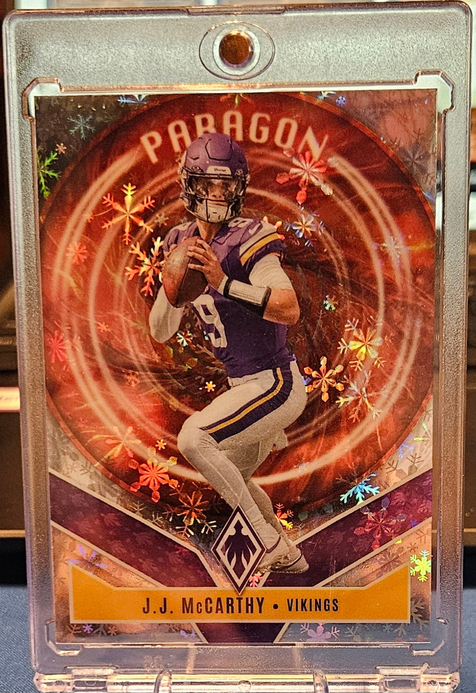 2025 Panini Phoenix - J.J. McCarthy #8 - Silver Winter 169/199