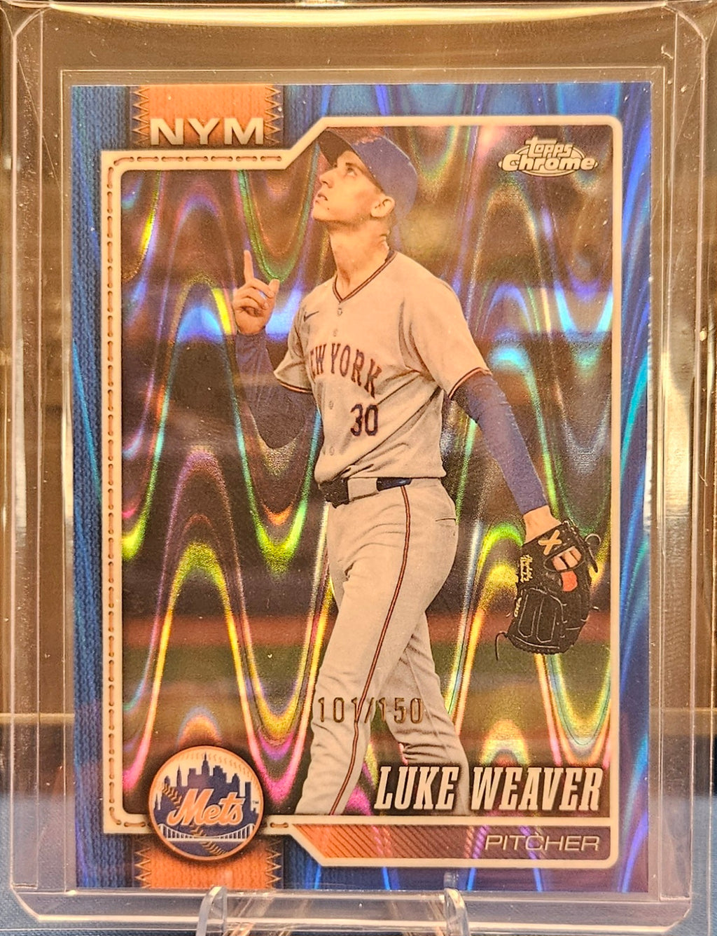 2026 Topps Chrome - Luke Weaver #103 - Blue RayWave 101/150