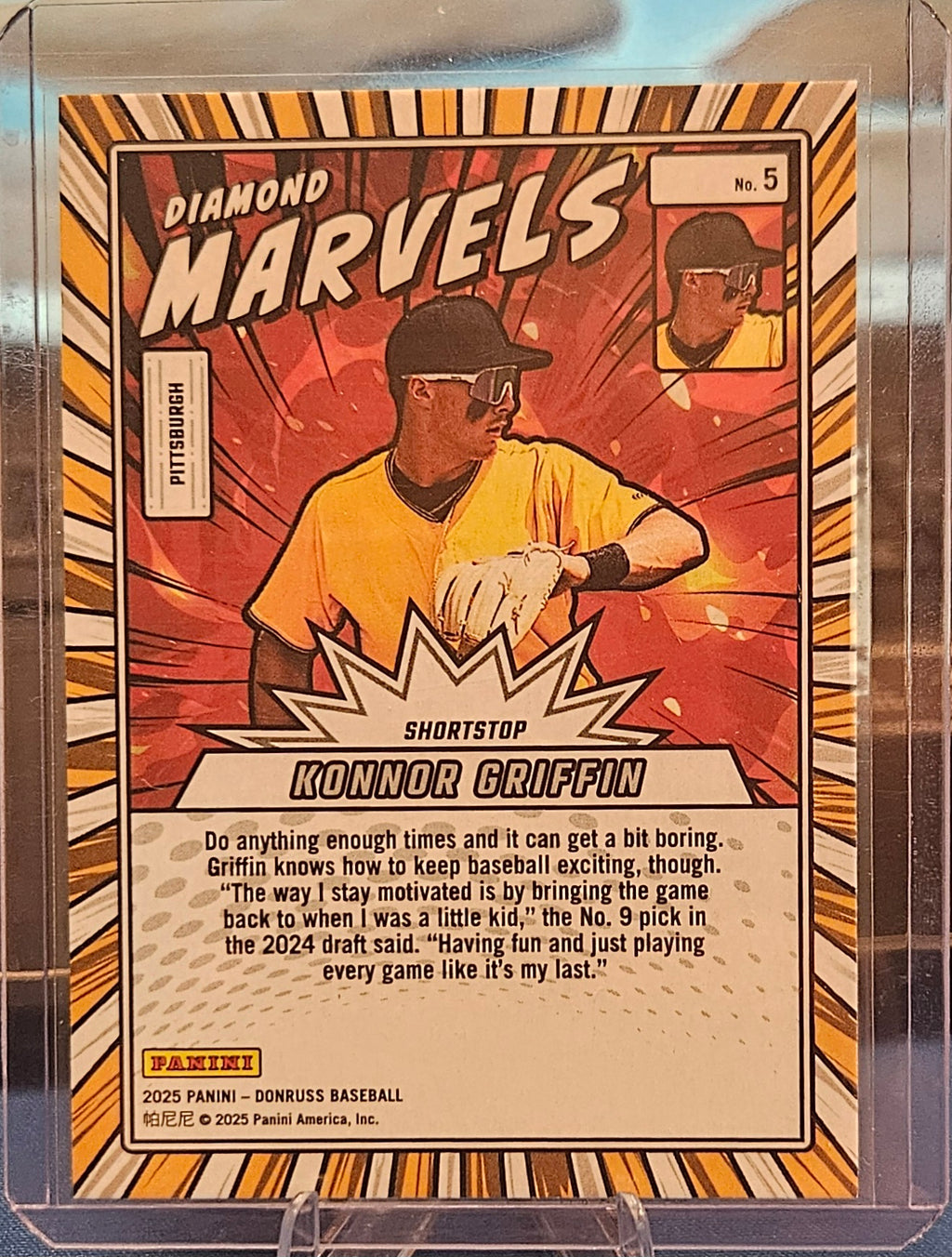 2025 Panini Donruss - Konnor Griffin #5 - Diamond Marvels