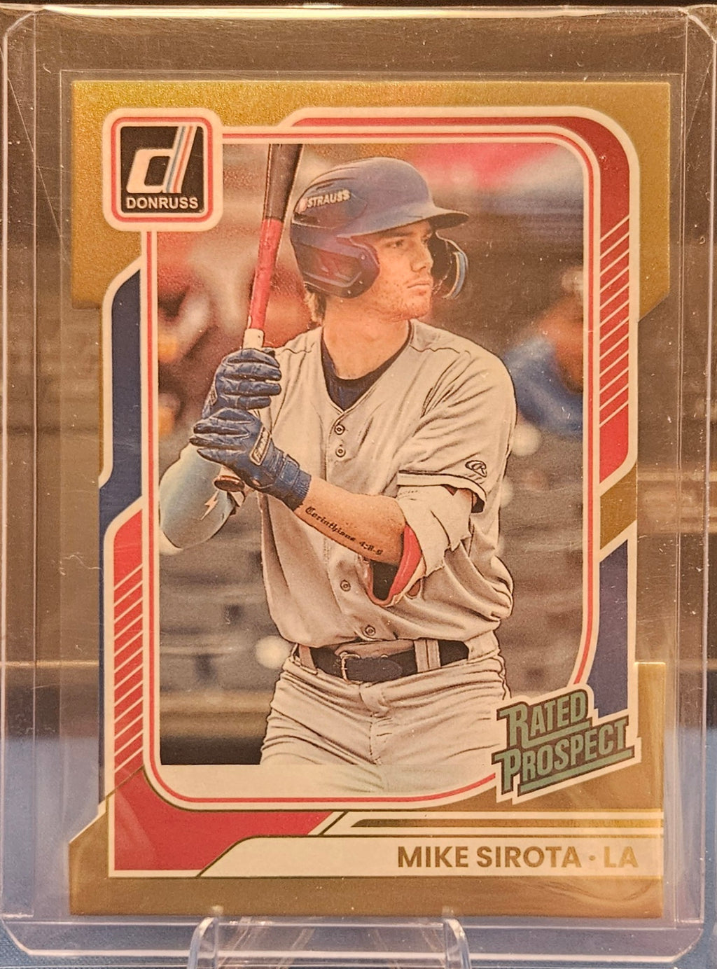 2026 Donruss - Mike Sirota #103 - Gold Die Cut 11/25 (Rated Prospect)