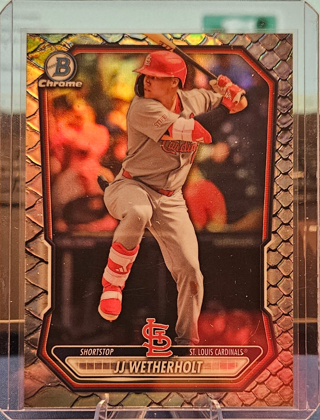 2026 Bowman Chrome - JJ Wetherholt #BCP-115 - Reptilian Refractor