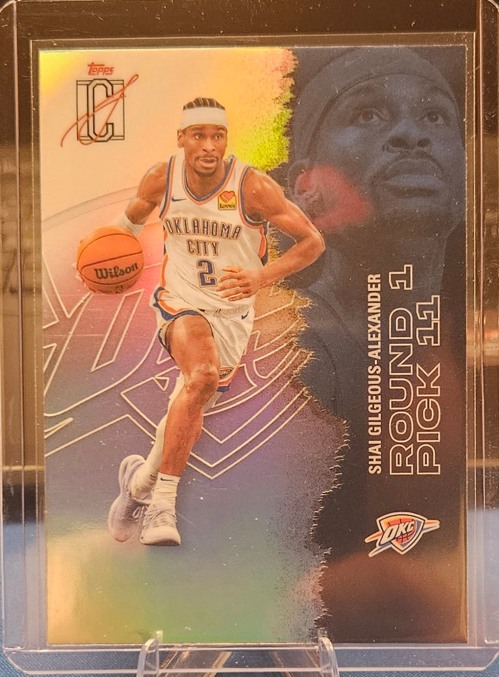 2025-26 Topps Signature Class - Shai Gilgeous- Alexander #54 - Chrome Refractor