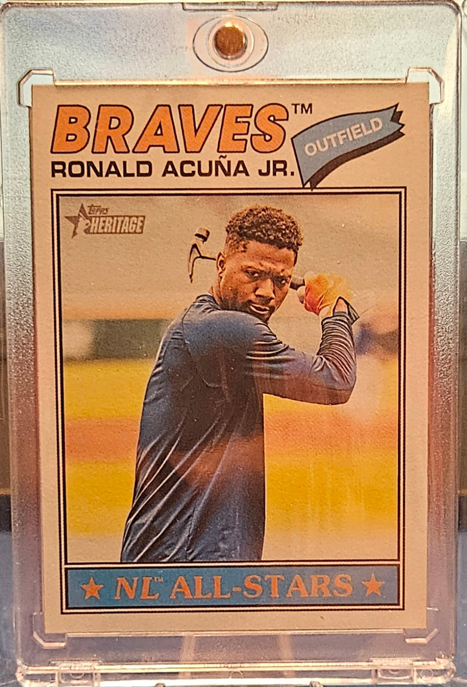 2026 Topps Heritage - Ronald Acuna Jr. #55 - NL All-Stars Image Variation