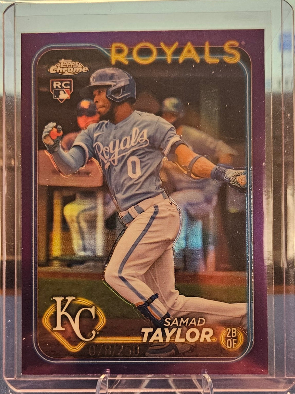 2024 Topps Chrome - Samad Taylor #243 - Purple Refractor 78/250 (RC)