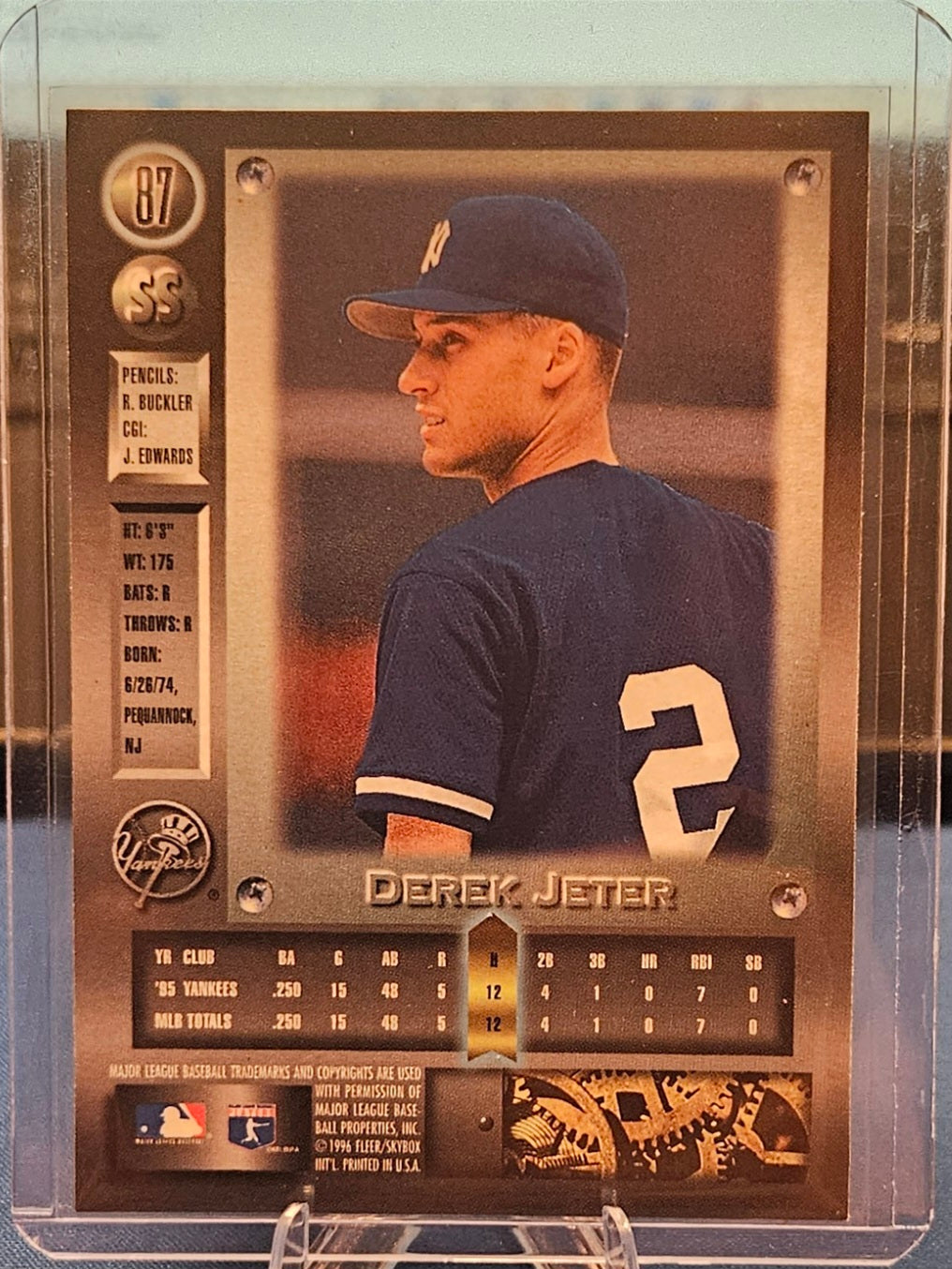 1996 Fleer Metal Universe - Derek Jeter #87