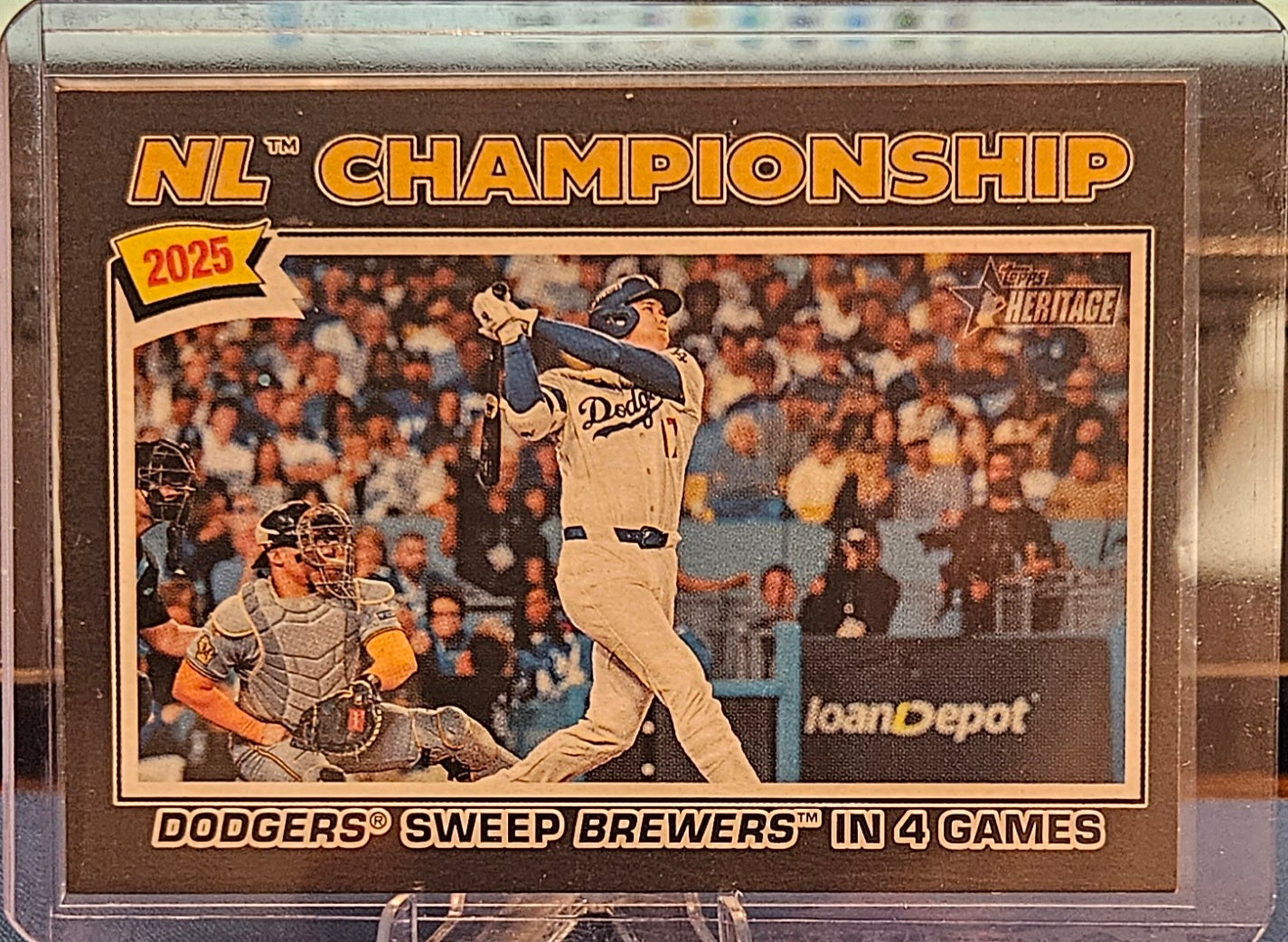 2026 Topps Heritage - NL Championship (Ohtani) #277 - Dark Gray Border