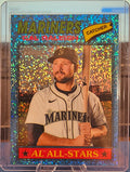 2026 Topps Heritage - Cal Raleigh #269 - Chrome Blue Sparkle