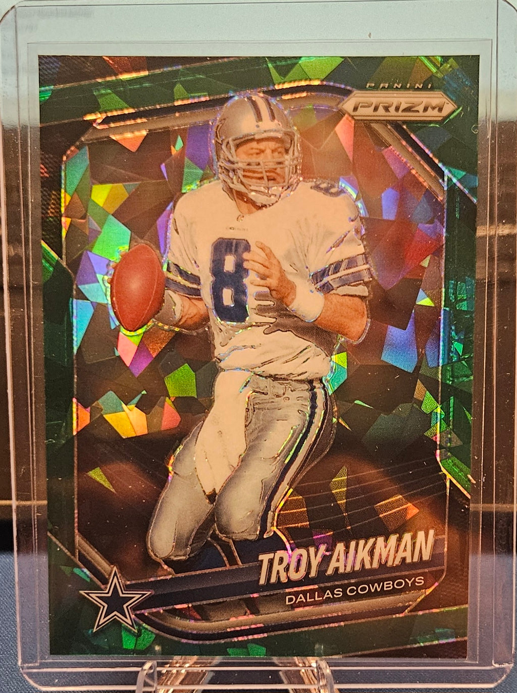 2025 Panini Prizm - Troy Aikman #179 - Green Ice Prizm