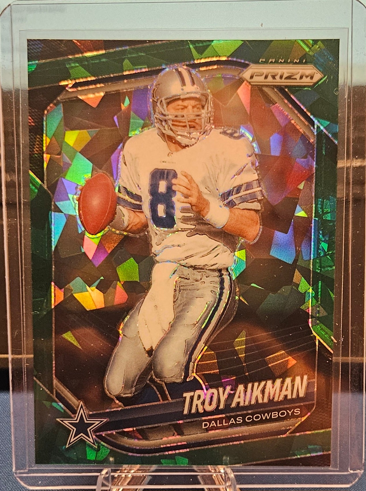 2025 Panini Prizm - Troy Aikman #179 - Green Ice Prizm
