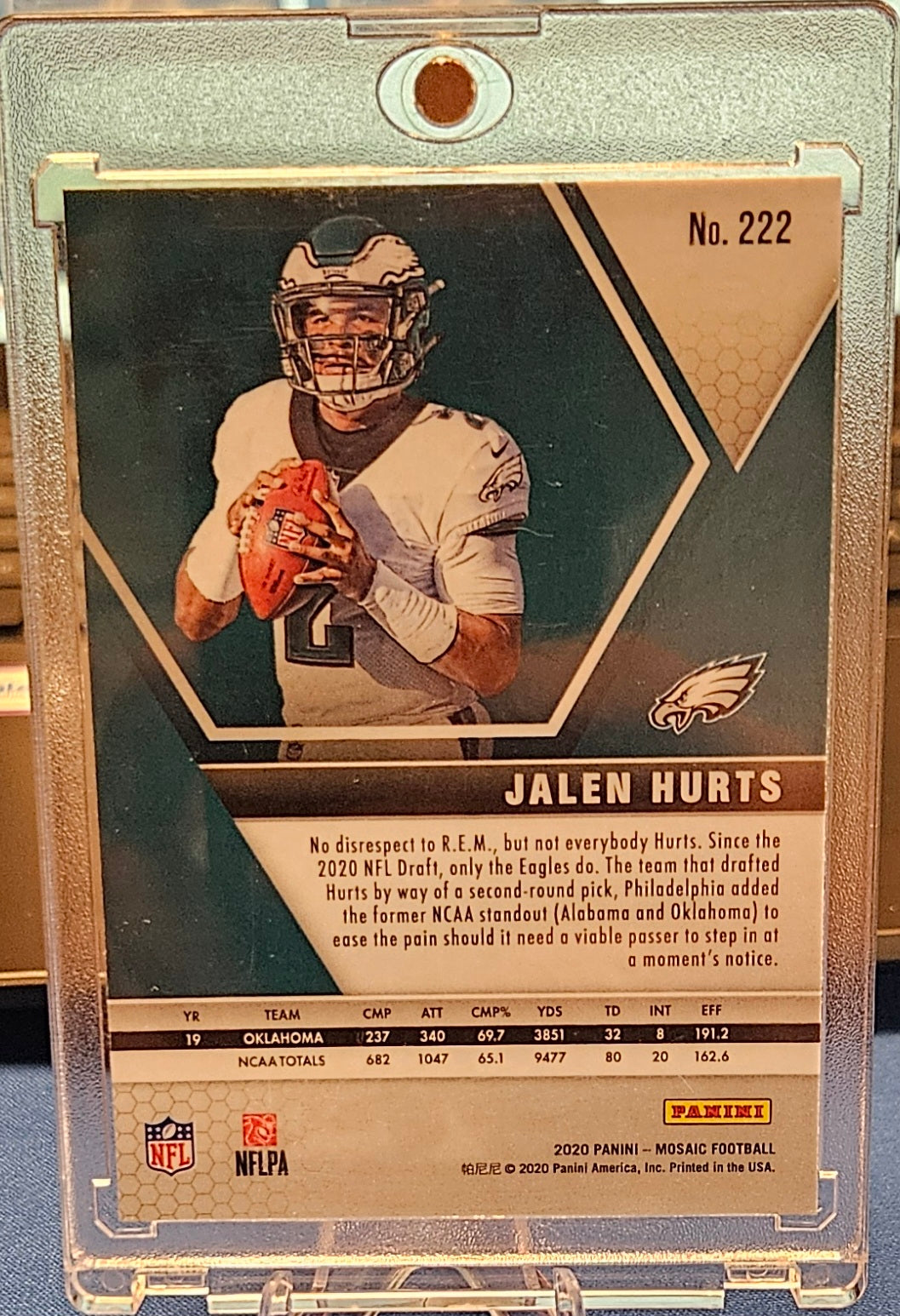 2020 Panini Mosaic - Jalen Hurts #222 (RC)