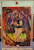2024 Panini Select - J.J. McCarthy #246 - Black & Red Shock Prizm (RC)