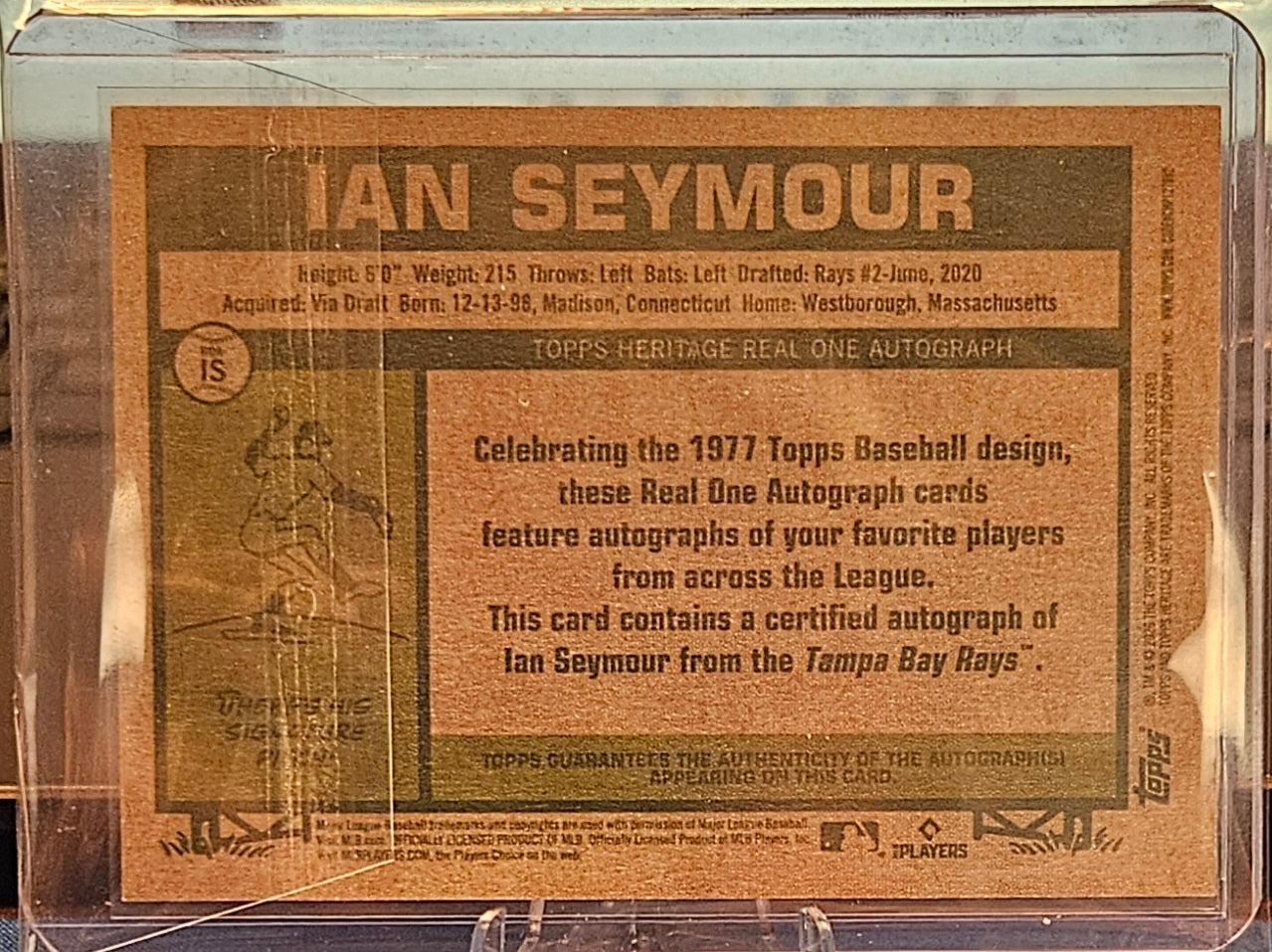2026 Topps Heritage - Ian Seymour #ROA-IS - Real One Autograph (RC)