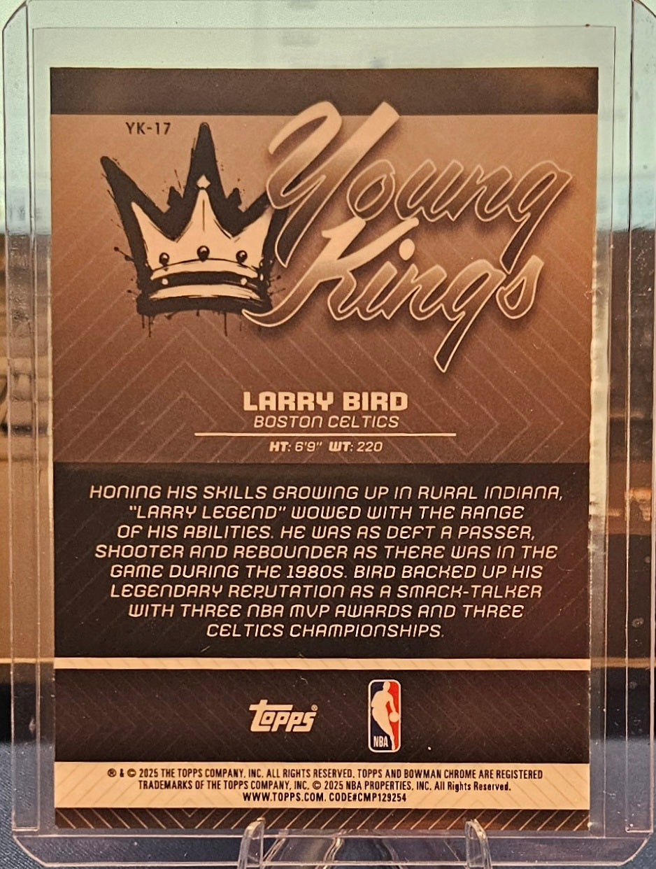 2025-26 Bowman Chrome - Larry Bird #YK-17 - Young Kings