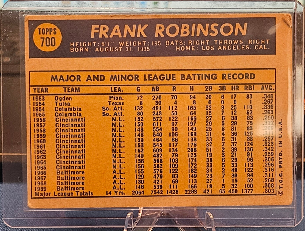 1970 Topps - Frank Robinson #700