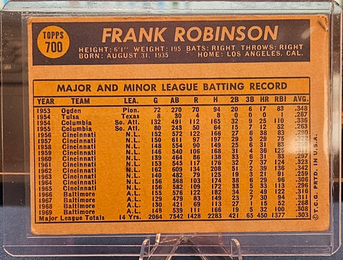 1970 Topps - Frank Robinson #700
