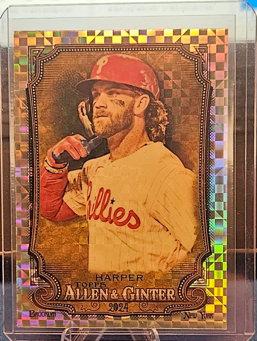 2024 Topps Allen & Ginter - Bryce Harper #60 - X-Fractor