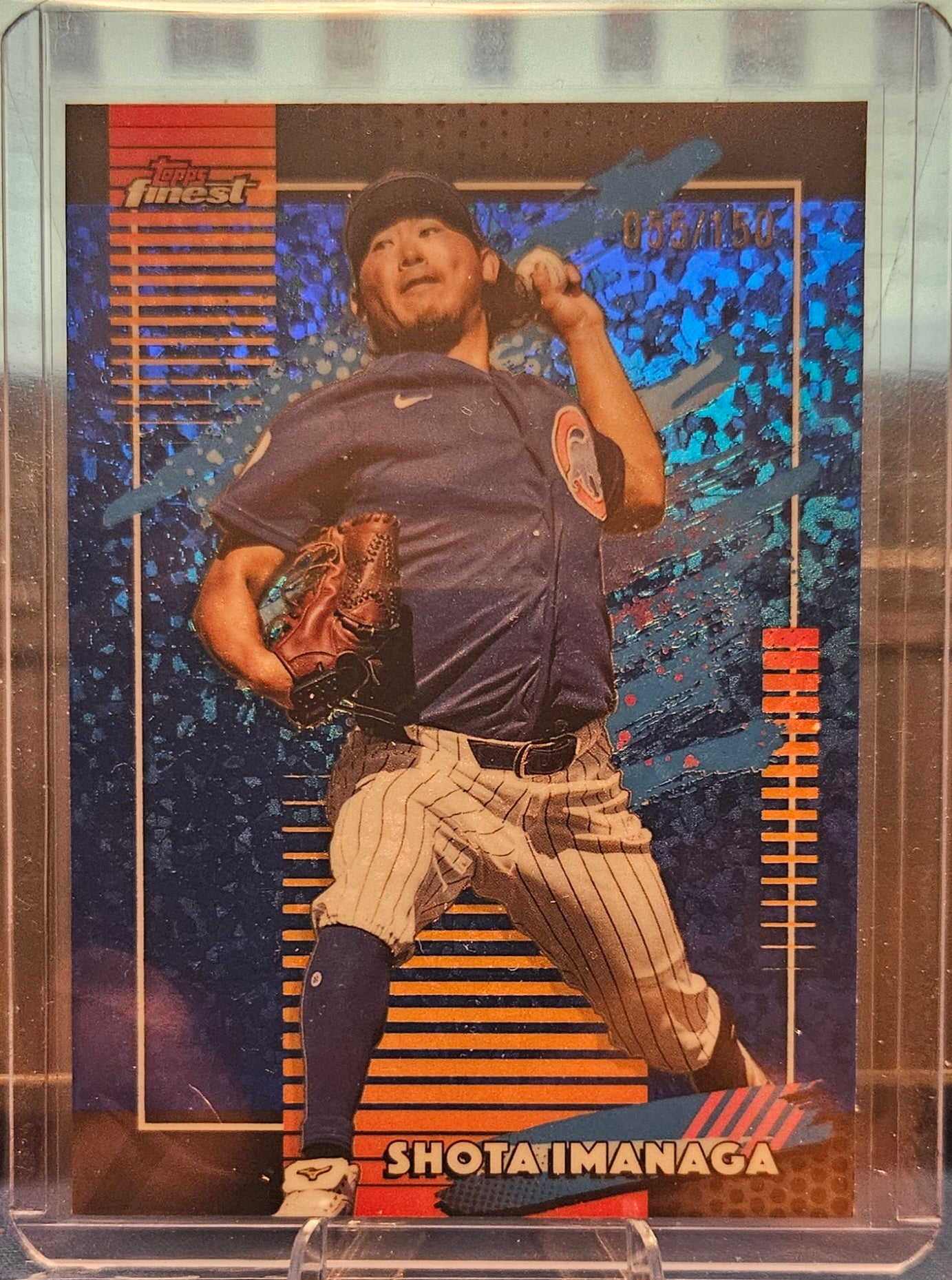 2026 Topps Finest - Shota Imanaga #188 - Blue Mini Diamond 55/150