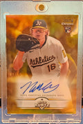 2025 Topps Stadium Club Chrome - Nick Kurtz #SCCA-NK - Gold Auto 49/50 (RC)