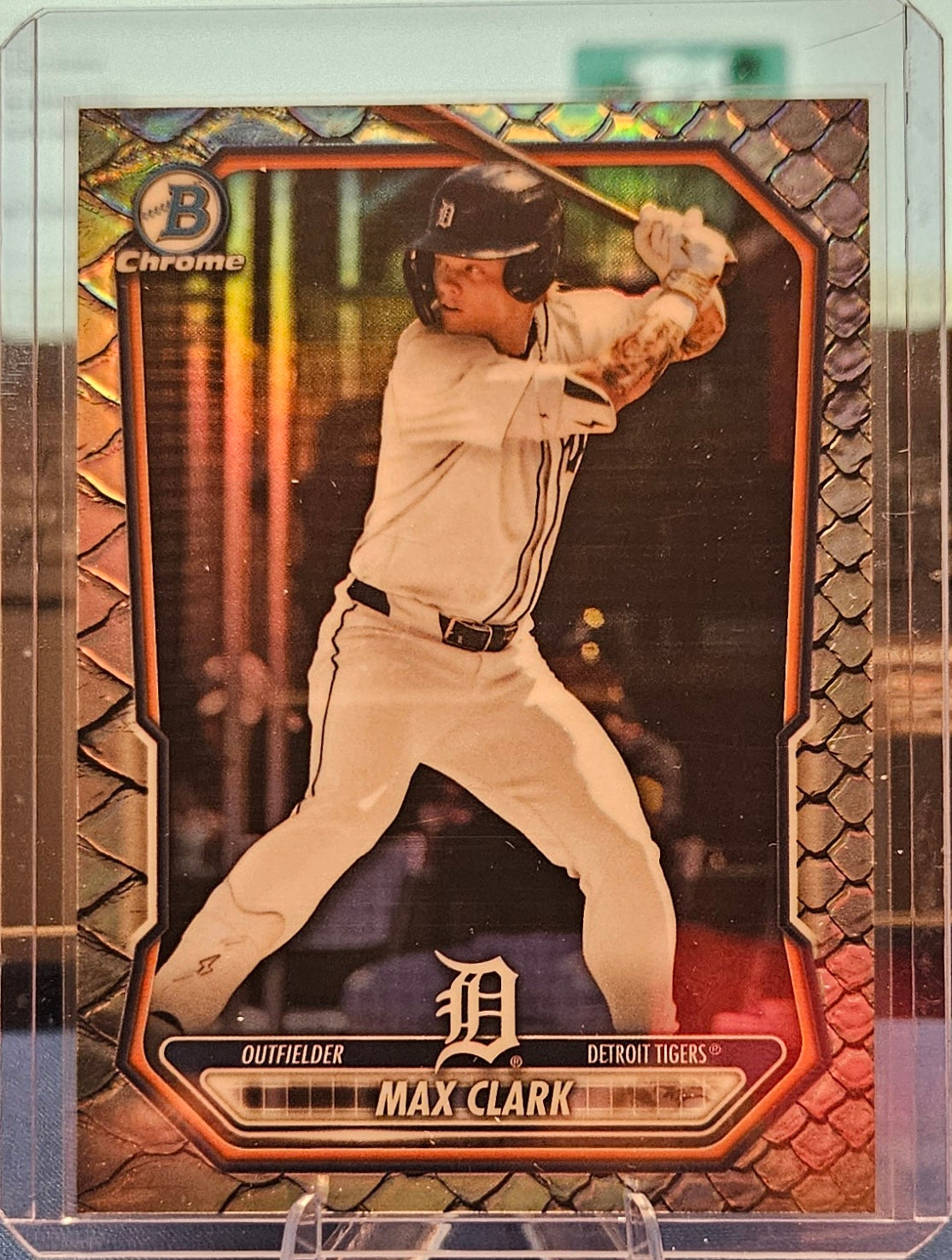 2026 Bowman Chrome - Max Clark #BCP-2 - Reptilian Refractor
