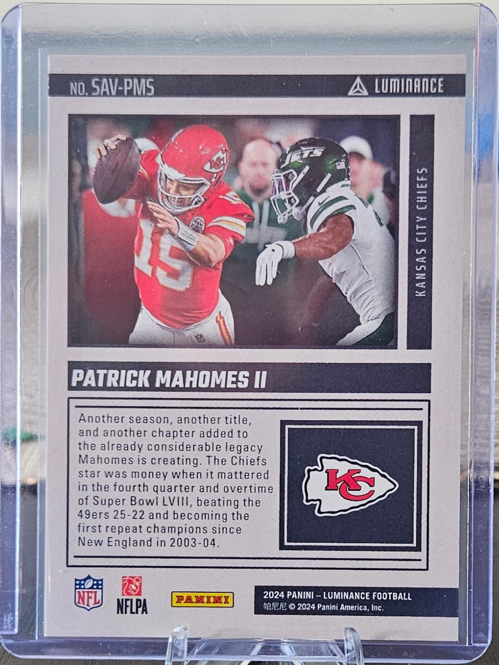 2024 Panini Luminance - Patrick Mahomes II #SAV-PMS - Savage