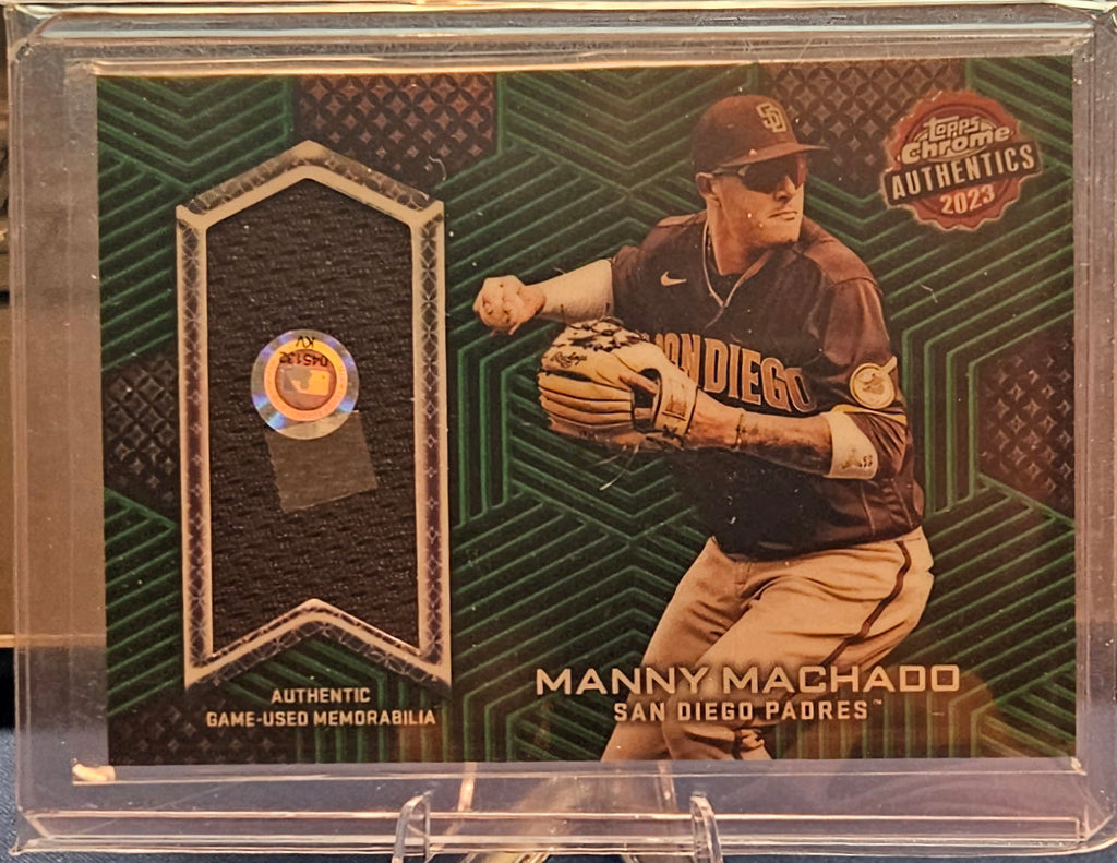 2023 Topps Chrome - Manny Machado #TCA-MMA - Authentics Green 26/99