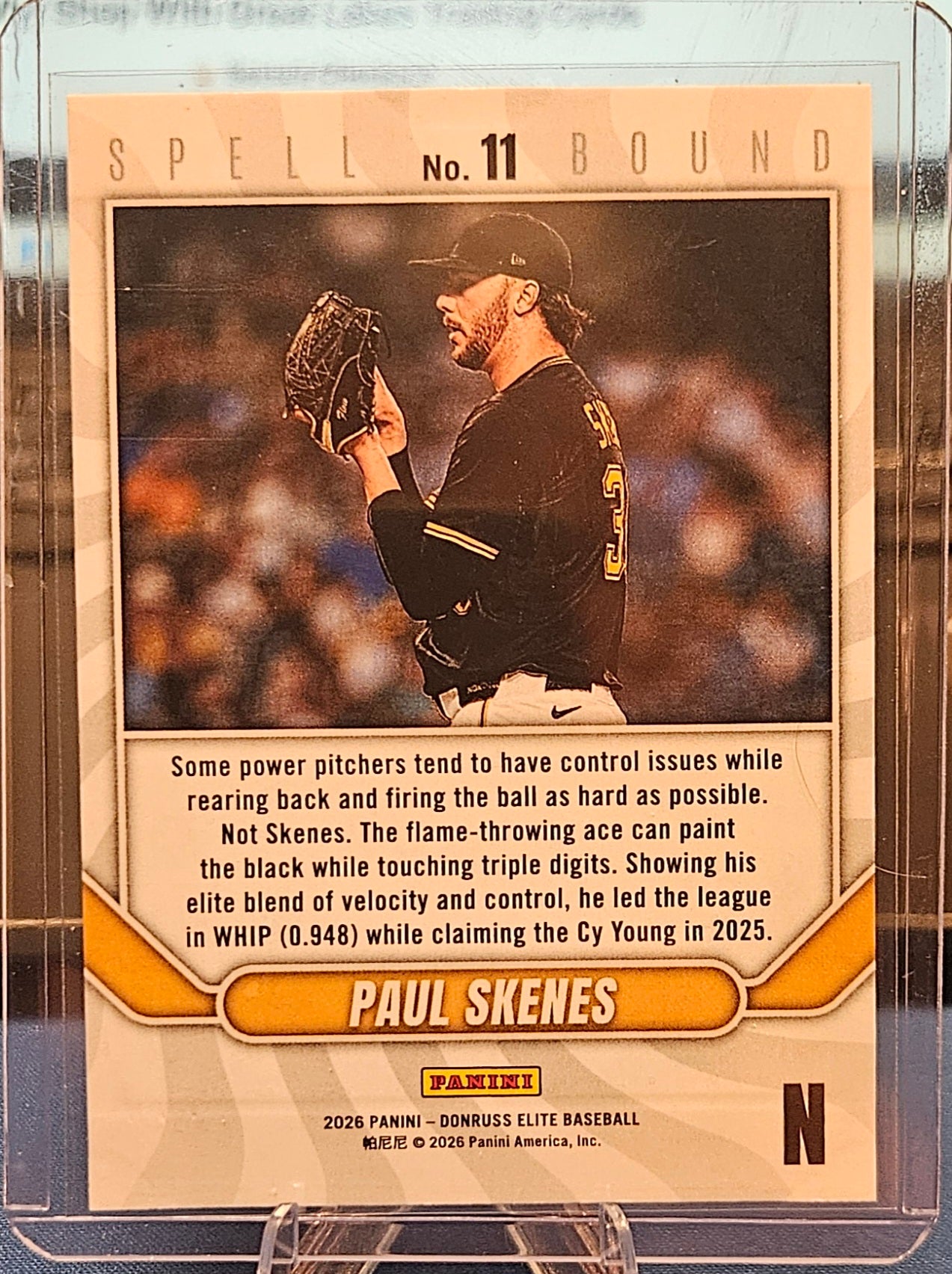 2026 Panini Donruss Elite - Paul Skenes #11 - Spell Bound "N"