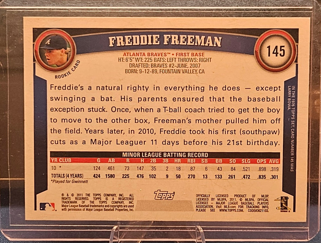 2011 Topps - Freddie Freeman #145 (RC)