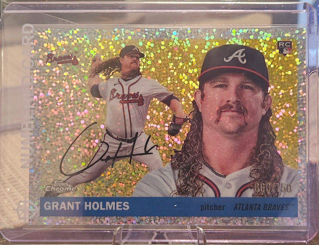 2025 Topps Chrome Platinum Anniversary - Grant Holmes #361 - Speckle Refractor 60/150 (RC)