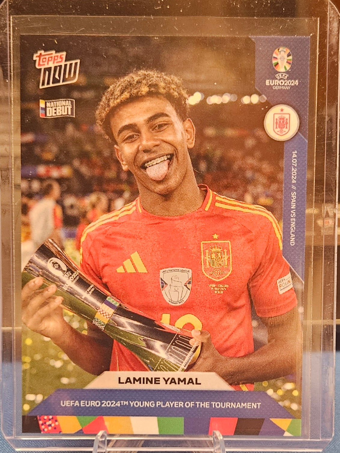 2024 Topps Now Uefa Euro - Lamine Yamal #062 - National Debut