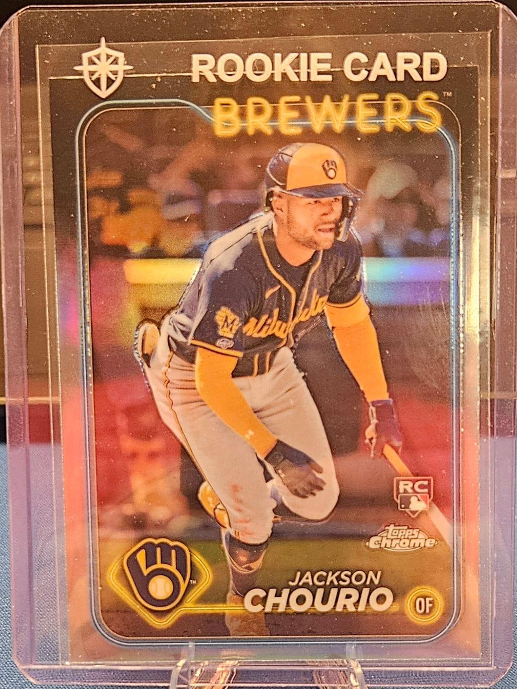 2024 Topps Chrome - Jackson Chourio #161 - Refractor (RC)