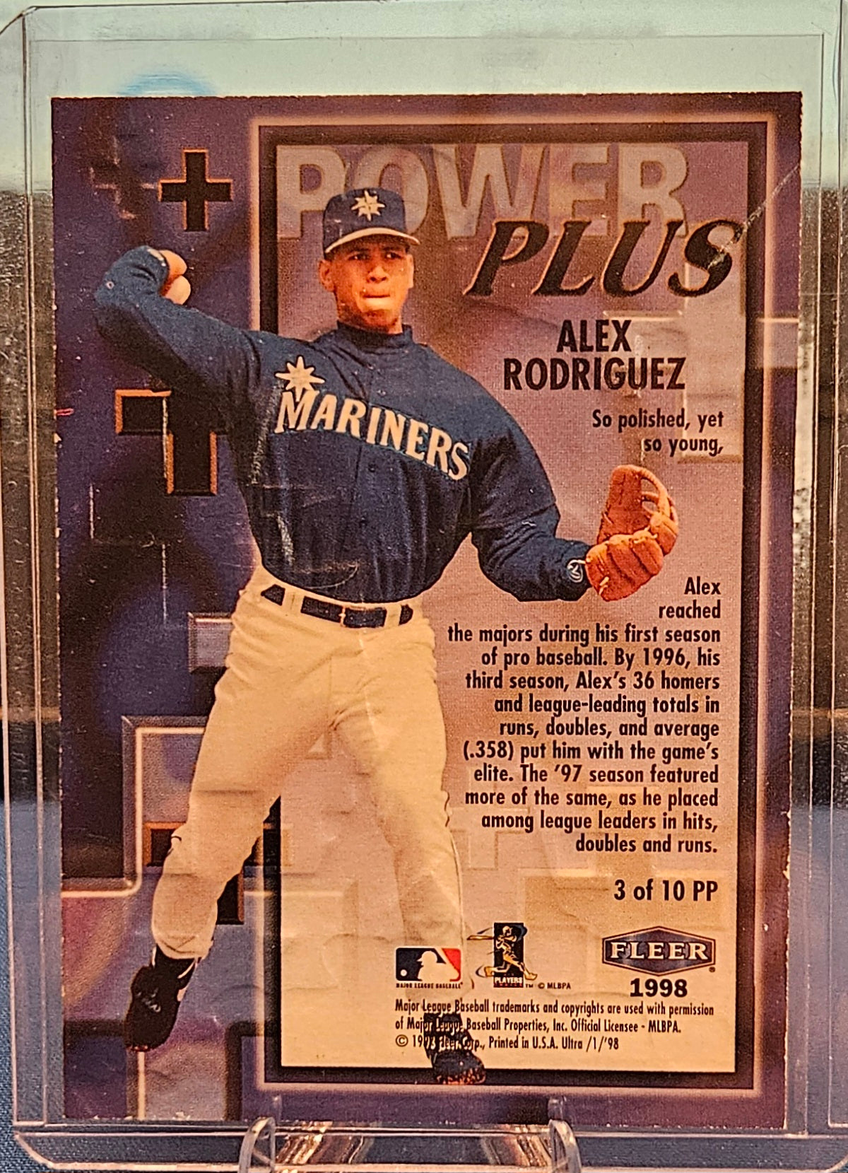 1998 Fleer Ultra - Alex Rodriguez #3 - Power Plus