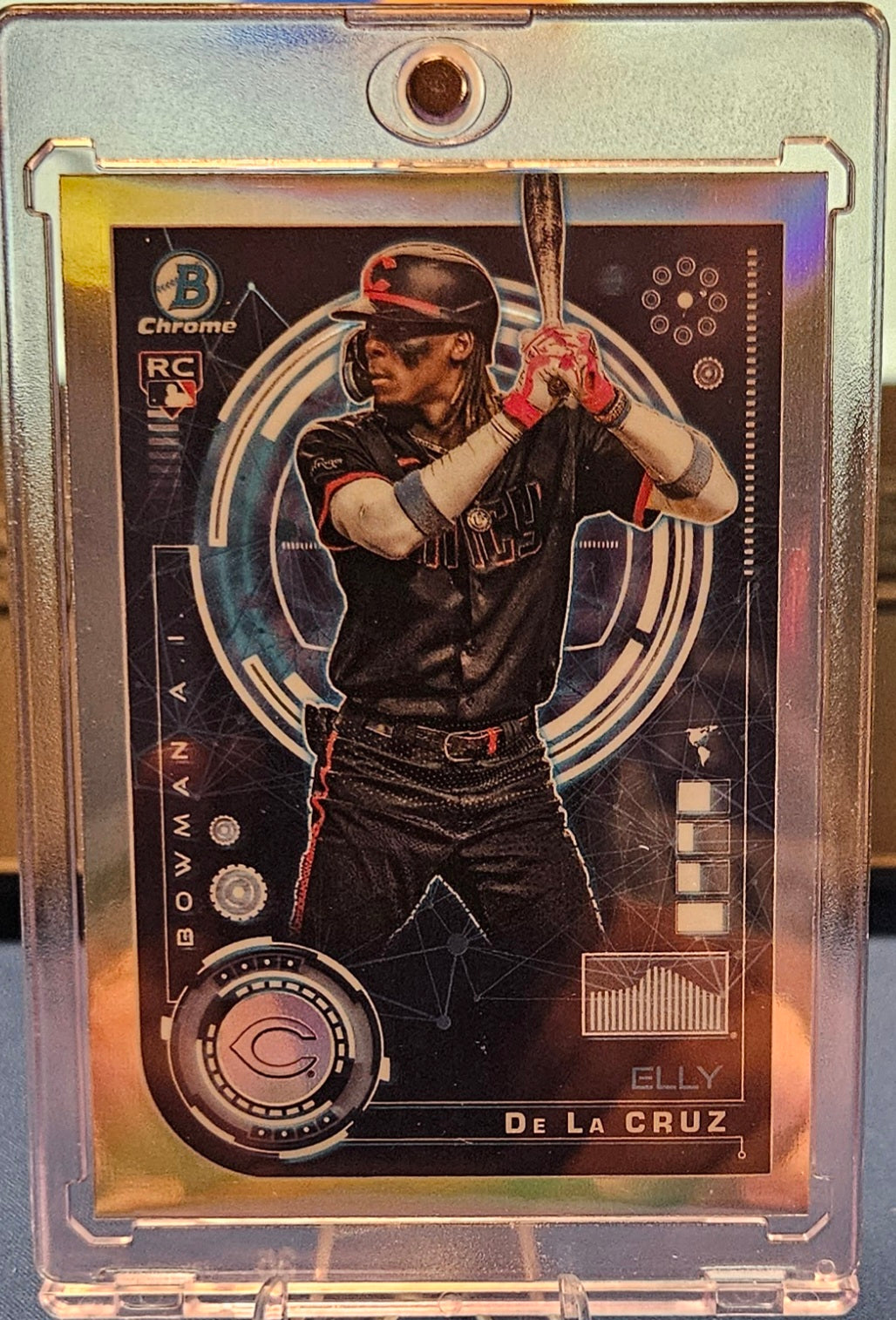 2024 Bowman Chrome - Elly De La Cruz #BAI-1 - Bowman AI (RC)